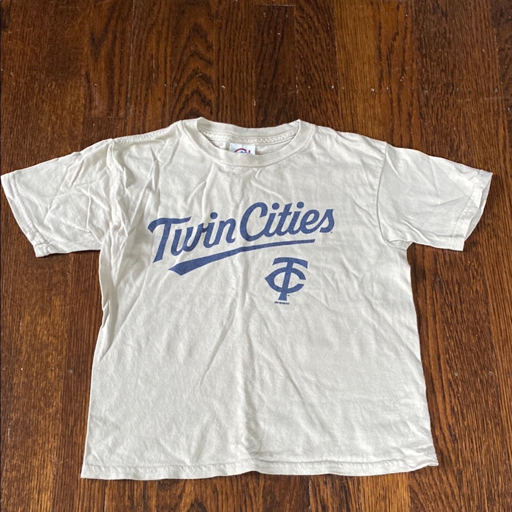 Minnesota Twins City Connect T-shirt - Cream and Blue